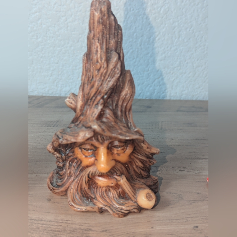 Vintage > 70s Wax Candle Man with Pipe